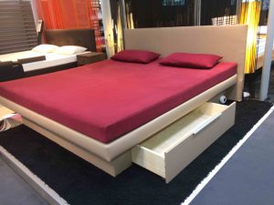 Split-Wasserbett mit 120 cm Schublade